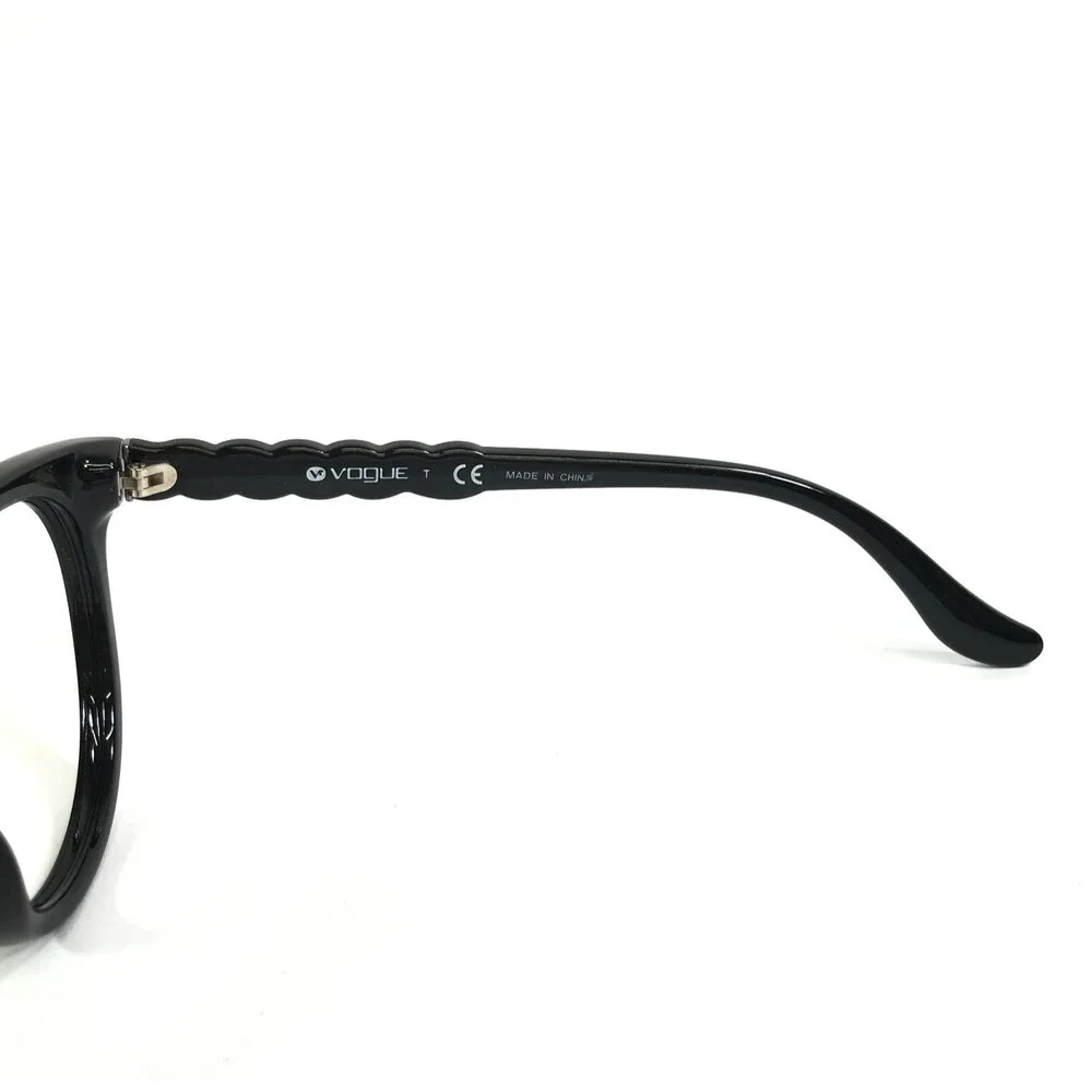 Vogue Eyeglasses Frames VO2915-S W44/11 Shiny Black Cat Eye Full Rim 53-19-145